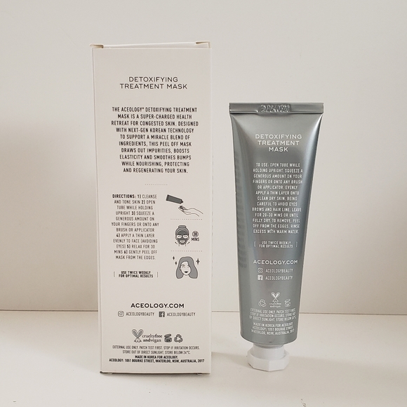 💚2/$20 Aceology Detoxifying Treatment Mask - Picture 3 of 11